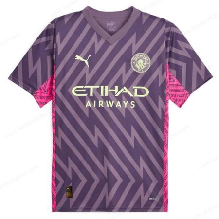 Camiseta Manchester City Goalkeeper Camisa de fútbol 23/24 – Morado Replica