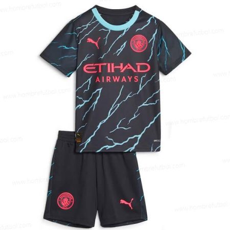 Camiseta Manchester City Niños Kit de Fútbol 23/24 3a Replica