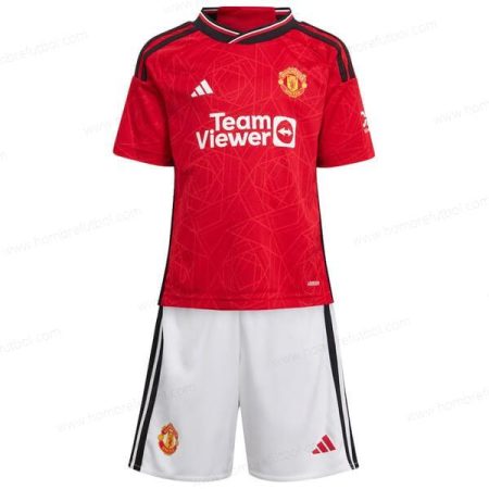 Camiseta Manchester United Niños Kit de Fútbol 23/24 1a Replica