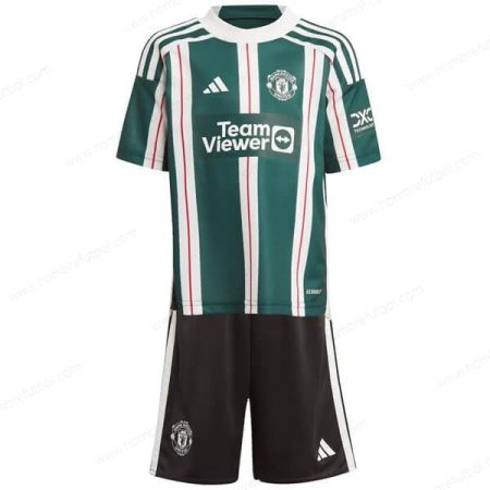 Camiseta Manchester United Niños Kit de Fútbol 23/24 2a Replica
