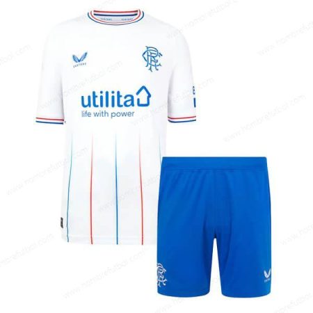 Camiseta Rangers Niños Kit de Fútbol 23/24 2a Replica