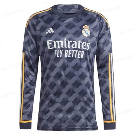 Camiseta Real Madrid Long Sleeve Camisa de fútbol 23/24 2a Replica