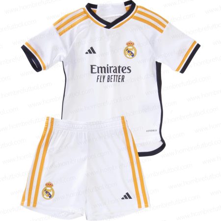 Camiseta Real Madrid Niños Kit de Fútbol 23/24 1a Replica